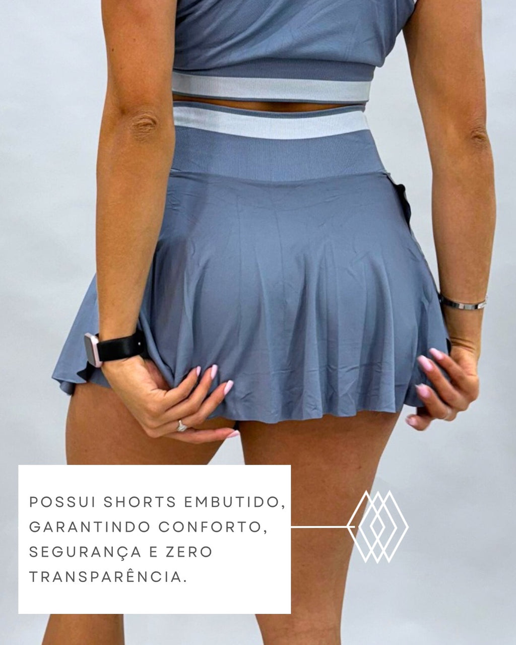 Conjunto Saia Shorts